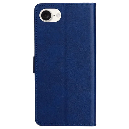 KT Leather Series-2 for iPhone SE (2024) Case Solid Color Wallet Leather Phone Cover