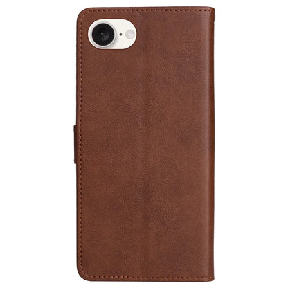 KT Leather Series-2 for iPhone SE (2024) Case Solid Color Wallet Leather Phone Cover