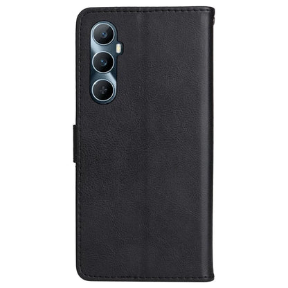 KT Leather Series-2 for Realme C65 4G Case Folio Shockproof Solid Color Phone Cover