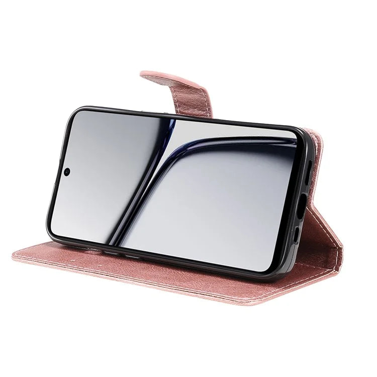 KT Leather Series-2 for Realme C65 4G Case Folio Shockproof Solid Color Phone Cover