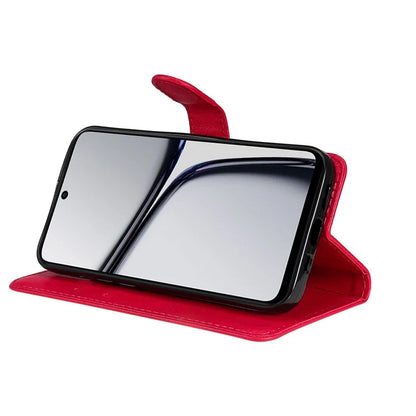 KT Leather Series-2 for Realme C65 4G Case Folio Shockproof Solid Color Phone Cover