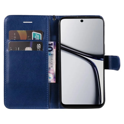 KT Leather Series-2 for Realme C65 4G Case Folio Shockproof Solid Color Phone Cover