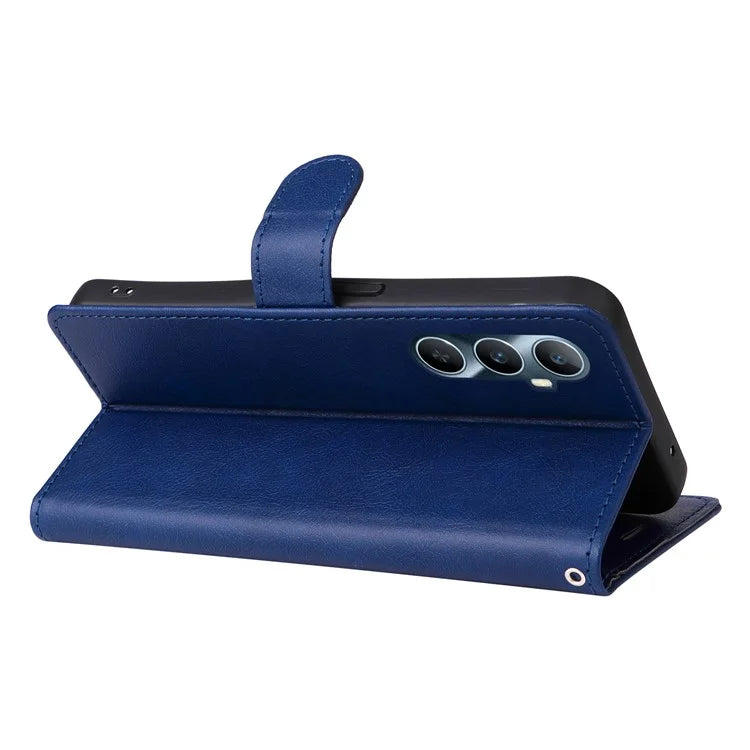 KT Leather Series-2 for Realme C65 4G Case Folio Shockproof Solid Color Phone Cover