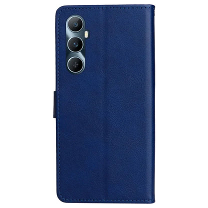 KT Leather Series-2 for Realme C65 4G Case Folio Shockproof Solid Color Phone Cover