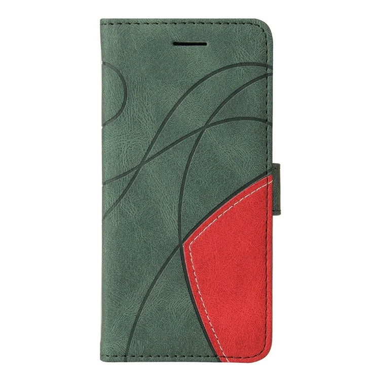 KT Leather Series-1 For vivo V29e (Global) 5G / Y200 (India) 5G Case Dual Color Splicing Phone Leather Cover