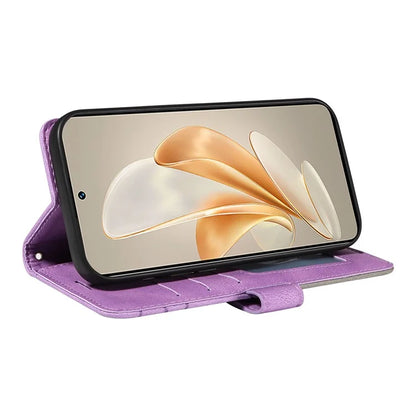 KT Leather Series-1 For vivo V29e (Global) 5G / Y200 (India) 5G Case Dual Color Splicing Phone Leather Cover