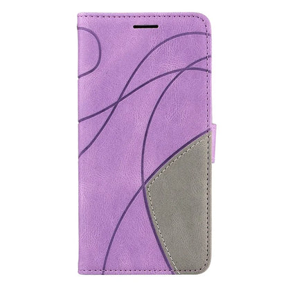 KT Leather Series-1 For vivo V29e (Global) 5G / Y200 (India) 5G Case Dual Color Splicing Phone Leather Cover
