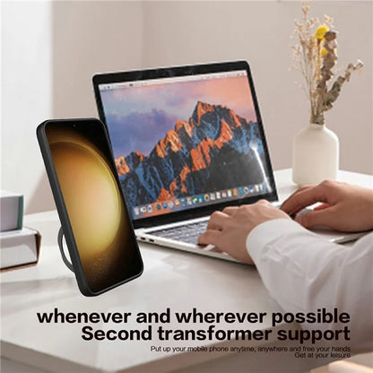For Xiaomi Redmi Note 12S 4G Case Anti-Drop TPU+PC Phone Cover with Kickstand, Slide Lens Lid