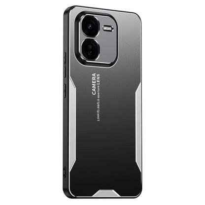 For vivo iQOO Z9x 5G Case Aluminum Alloy+PC+TPU Anti-Drop Slim Phone Cover