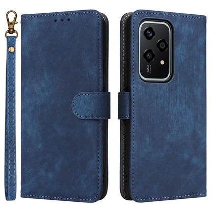 For Honor 200 Lite Case RFID Blocking Leather Wallet Phone Cover with Strap