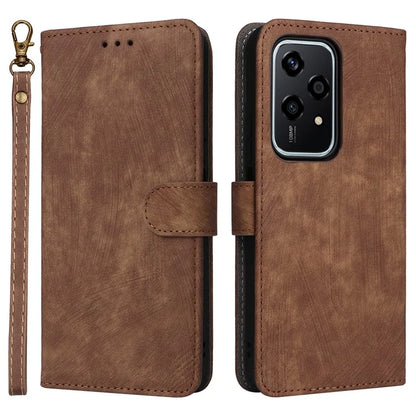 For Honor 200 Lite Case RFID Blocking Leather Wallet Phone Cover with Strap