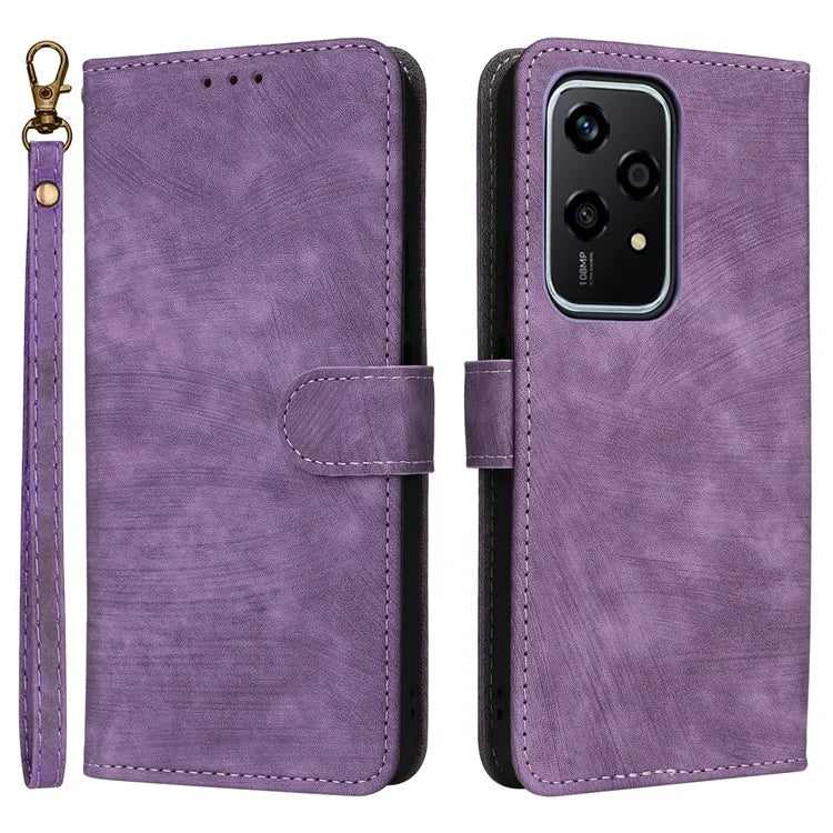 For Honor 200 Lite Case RFID Blocking Leather Wallet Phone Cover with Strap