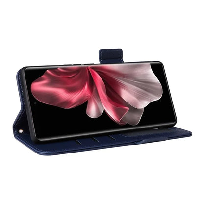 For vivo V30e 5G Wallet Case Litchi Texture Stand Leather Phone Cover