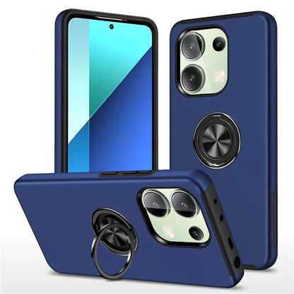 For Xiaomi Redmi Note 13 4G Case Anti-Drop PC+TPU Protective Cover with Rotary Kickstand
