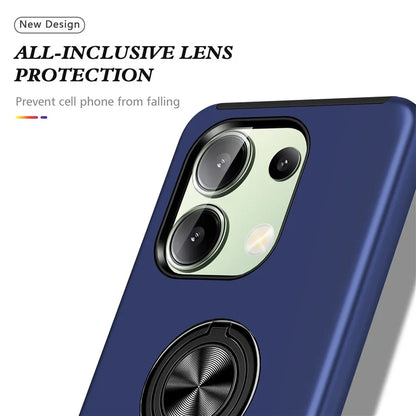 For Xiaomi Redmi Note 13 4G Case Anti-Drop PC+TPU Protective Cover with Rotary Kickstand