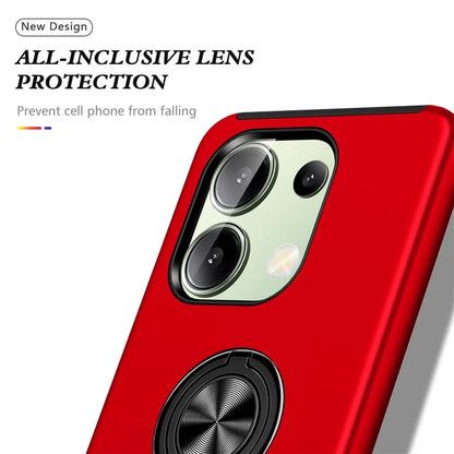 For Xiaomi Redmi Note 13 4G Case Anti-Drop PC+TPU Protective Cover with Rotary Kickstand