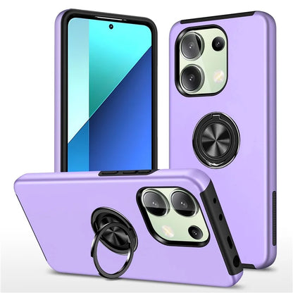 For Xiaomi Redmi Note 13 4G Case Anti-Drop PC+TPU Protective Cover with Rotary Kickstand