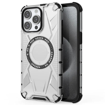 For iPhone 14 Pro Case Compatible with MagSafe TPU Frame PC Back Cover
