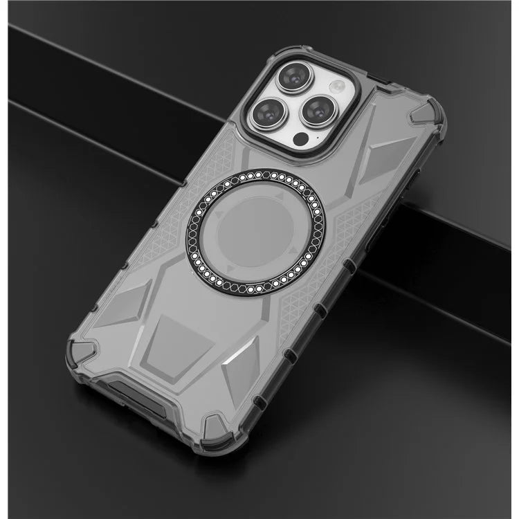 For iPhone 14 Pro Case Compatible with MagSafe TPU Frame PC Back Cover