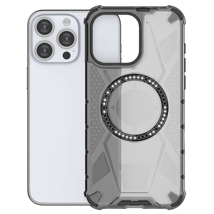 For iPhone 14 Pro Max Case TPU+PC Back Phone Cover Compatible with MagSafe