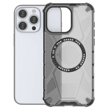 For iPhone 14 Pro Max Case TPU+PC Back Phone Cover Compatible with MagSafe