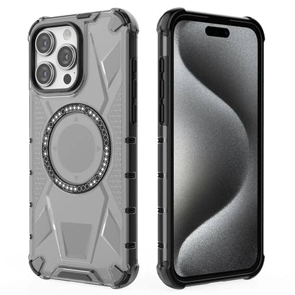 For iPhone 14 Pro Max Case TPU+PC Back Phone Cover Compatible with MagSafe