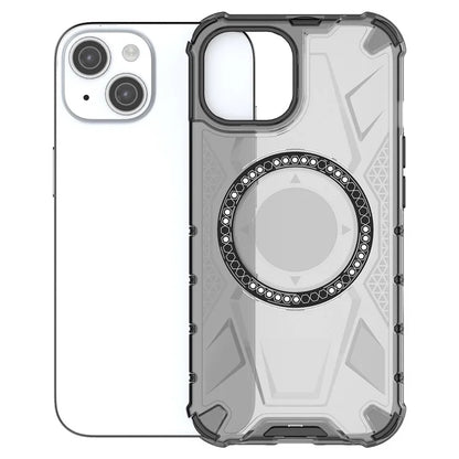 For iPhone 15 Magnetic Phone Case Compatible with MagSafe TPU Frame PC Back Cover