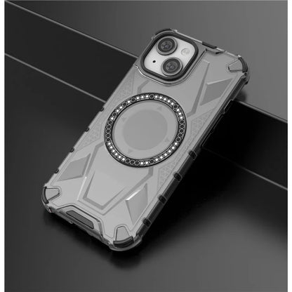 For iPhone 15 Magnetic Phone Case Compatible with MagSafe TPU Frame PC Back Cover