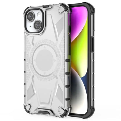 For iPhone 15 Case PC+TPU Anti-Drop Armor Rugged Phone Cover