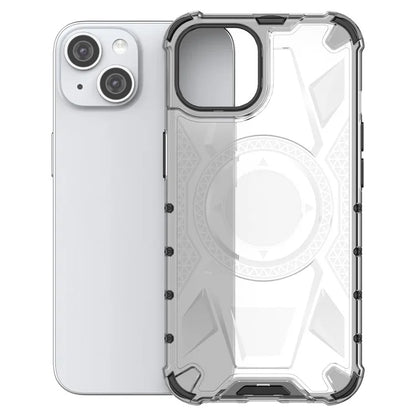 For iPhone 15 Case PC+TPU Anti-Drop Armor Rugged Phone Cover