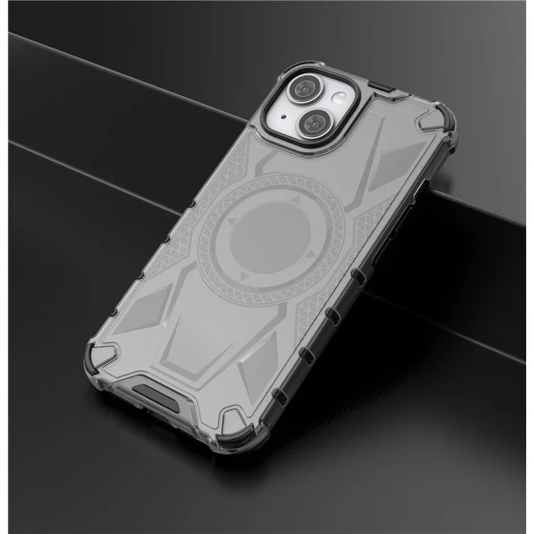 For iPhone 15 Case PC+TPU Anti-Drop Armor Rugged Phone Cover