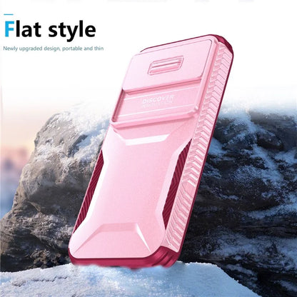 For Google Pixel 8a Case TPU+PC Phone Cover with Slide Lens Lid