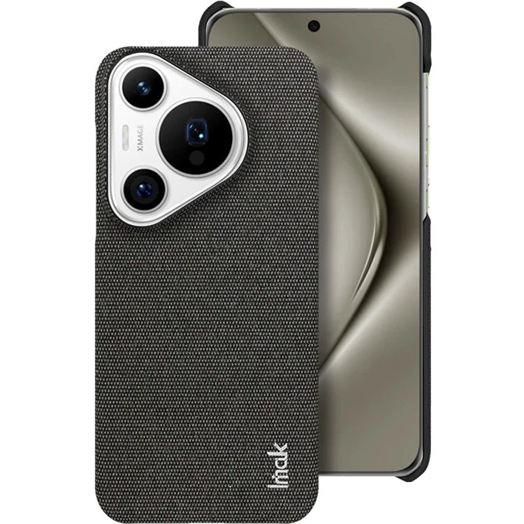 IMAK Ruiyi Series for Huawei Pura 70 Pro / Pura 70 Pro+ Case Fabric PU Leather Coated PC Phone Cover