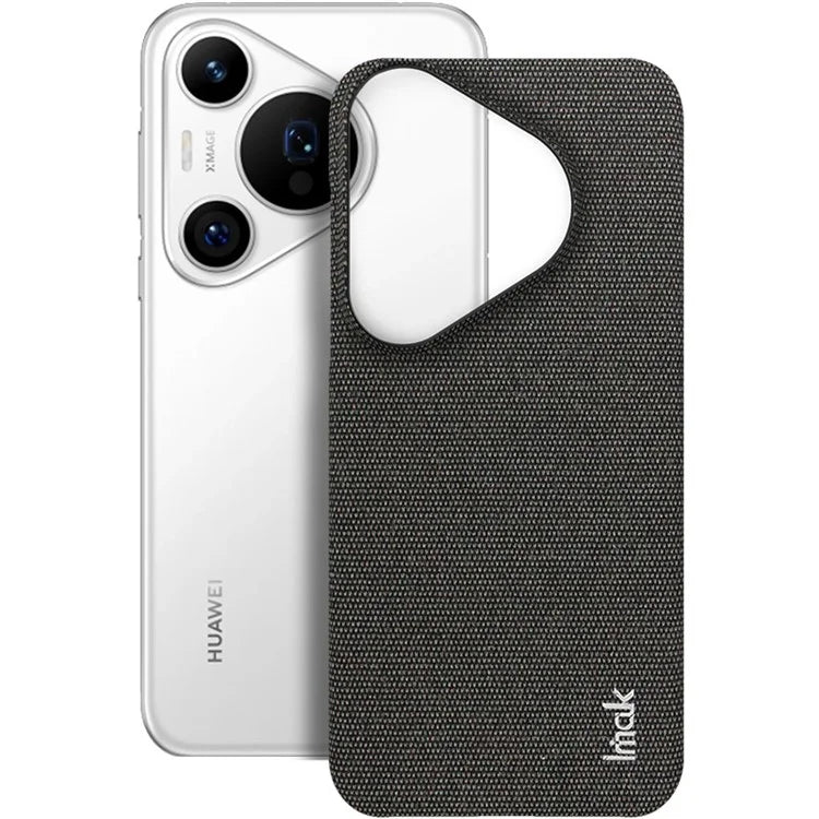 IMAK Ruiyi Series for Huawei Pura 70 Pro / Pura 70 Pro+ Case Fabric PU Leather Coated PC Phone Cover