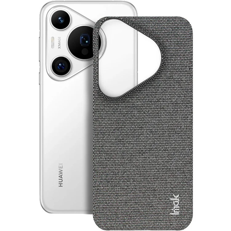 IMAK Ruiyi Series for Huawei Pura 70 Pro / Pura 70 Pro+ Case Fabric PU Leather Coated PC Phone Cover