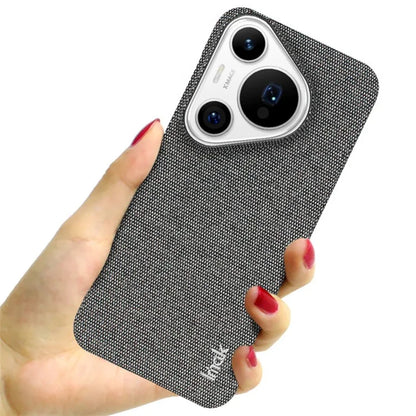 IMAK Ruiyi Series for Huawei Pura 70 Pro / Pura 70 Pro+ Case Fabric PU Leather Coated PC Phone Cover