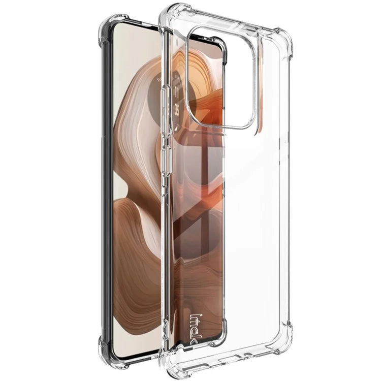 IMAK For Motorola Edge 50 Ultra 5G / Moto X50 Ultra 5G Case TPU Clear Back Cover Airbag Corners