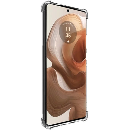 IMAK For Motorola Edge 50 Ultra 5G / Moto X50 Ultra 5G Case TPU Clear Back Cover Airbag Corners