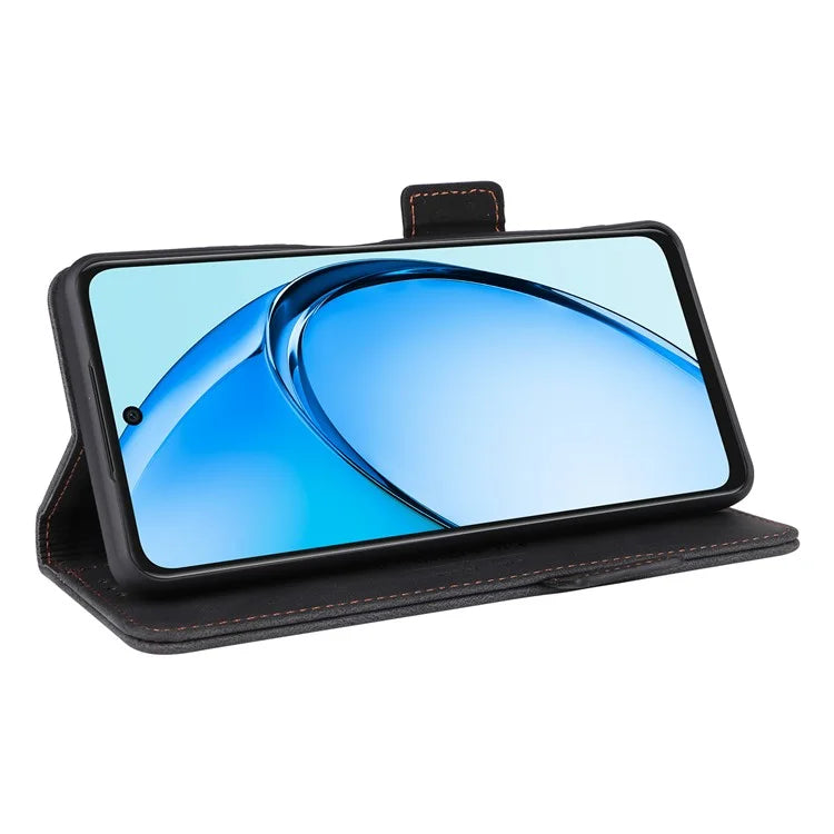 For Oppo A60 4G Wallet Case Hardware Decor PU Leather Stand Phone Cover