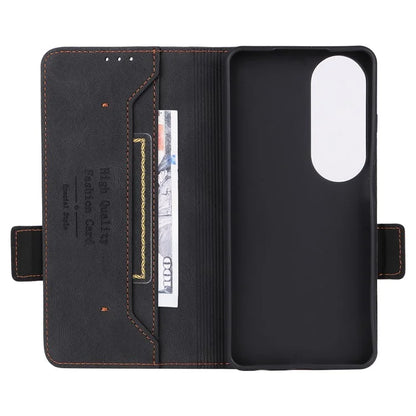 For Oppo A60 4G Wallet Case Hardware Decor PU Leather Stand Phone Cover
