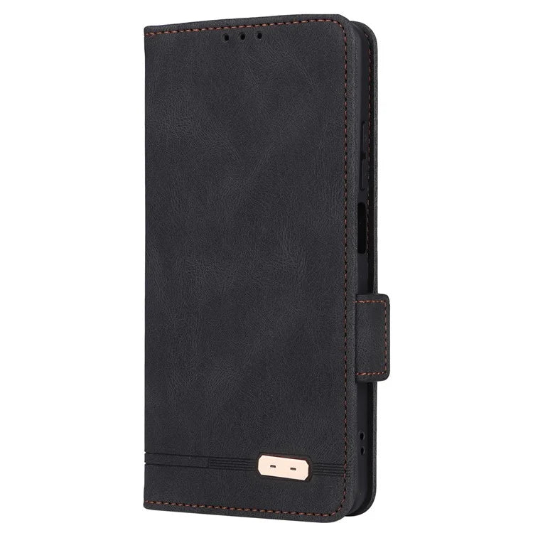 For Oppo A60 4G Wallet Case Hardware Decor PU Leather Stand Phone Cover