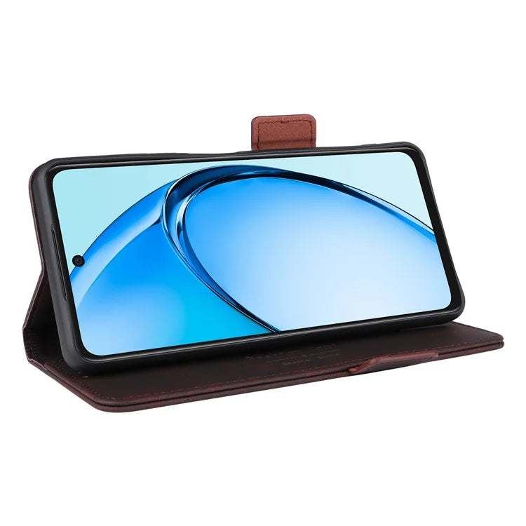 For Oppo A60 4G Wallet Case Hardware Decor PU Leather Stand Phone Cover