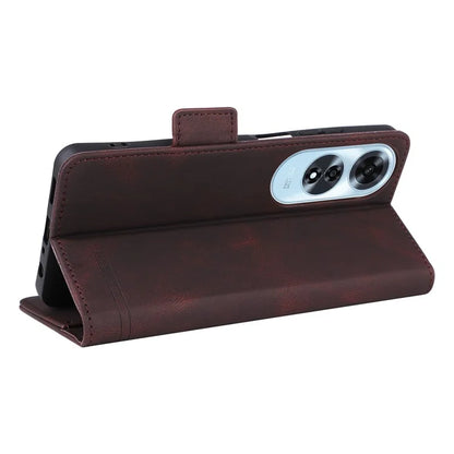 For Oppo A60 4G Wallet Case Hardware Decor PU Leather Stand Phone Cover