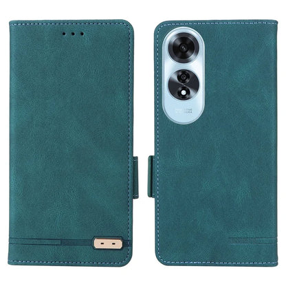 For Oppo A60 4G Wallet Case Hardware Decor PU Leather Stand Phone Cover
