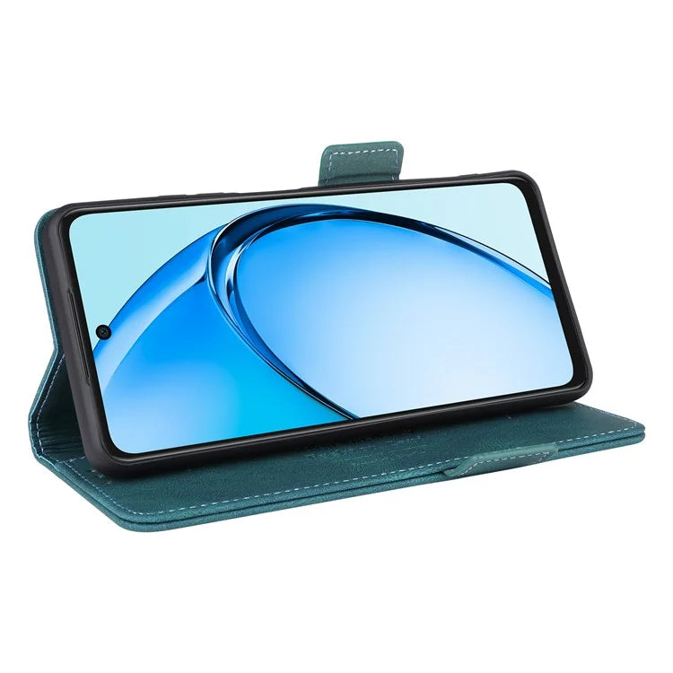 For Oppo A60 4G Wallet Case Hardware Decor PU Leather Stand Phone Cover