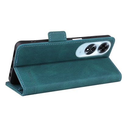 For Oppo A60 4G Wallet Case Hardware Decor PU Leather Stand Phone Cover