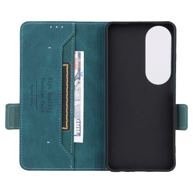 For Oppo A60 4G Wallet Case Hardware Decor PU Leather Stand Phone Cover