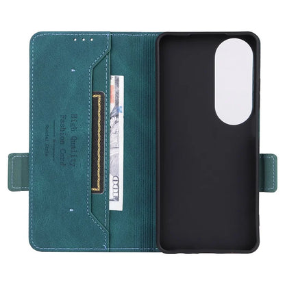 For Oppo A60 4G Wallet Case Hardware Decor PU Leather Stand Phone Cover