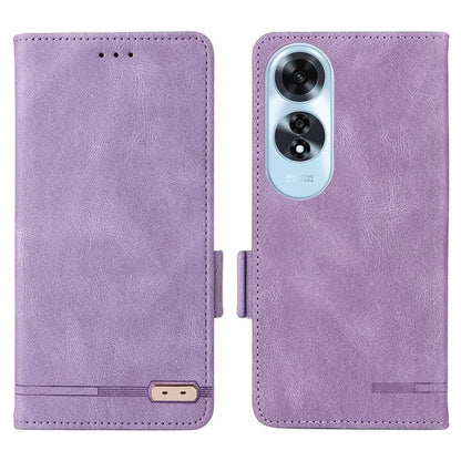 For Oppo A60 4G Wallet Case Hardware Decor PU Leather Stand Phone Cover
