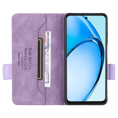 For Oppo A60 4G Wallet Case Hardware Decor PU Leather Stand Phone Cover